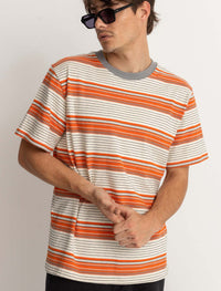 Polera Hombre Vintage Stripe - Natural