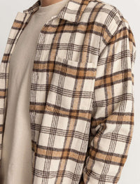 Camisa Hombre Albert Check - Natural
