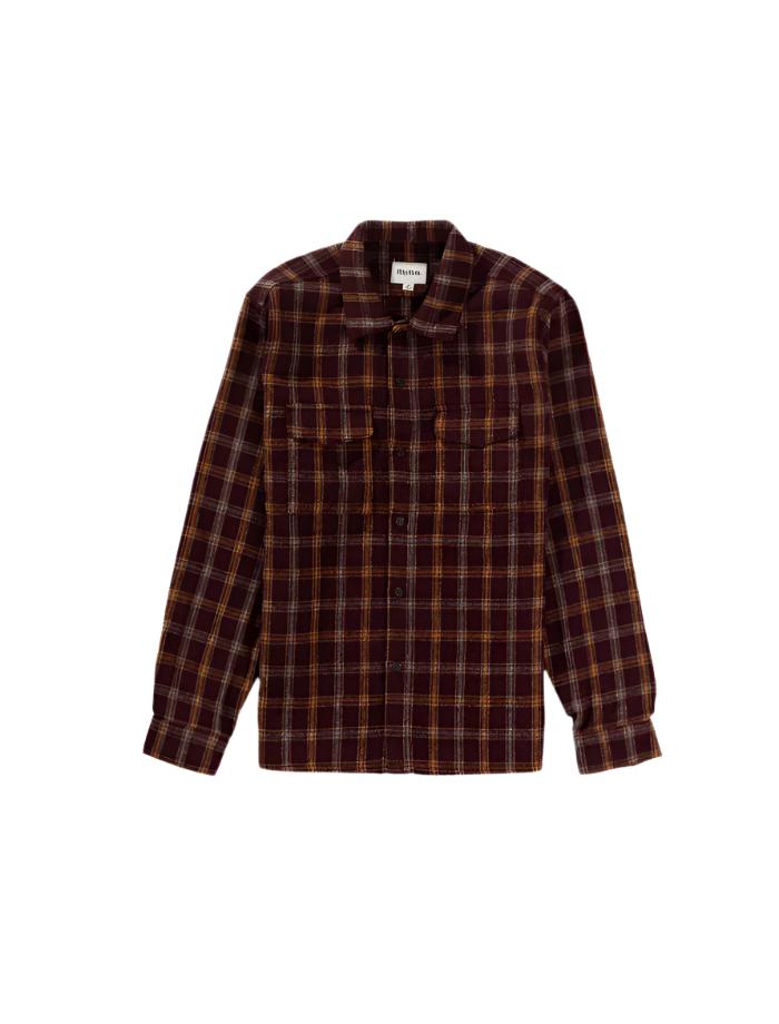 Camisa Hombre Check - Wine