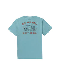 Polera Hombre Worn Path - Mineral Blue