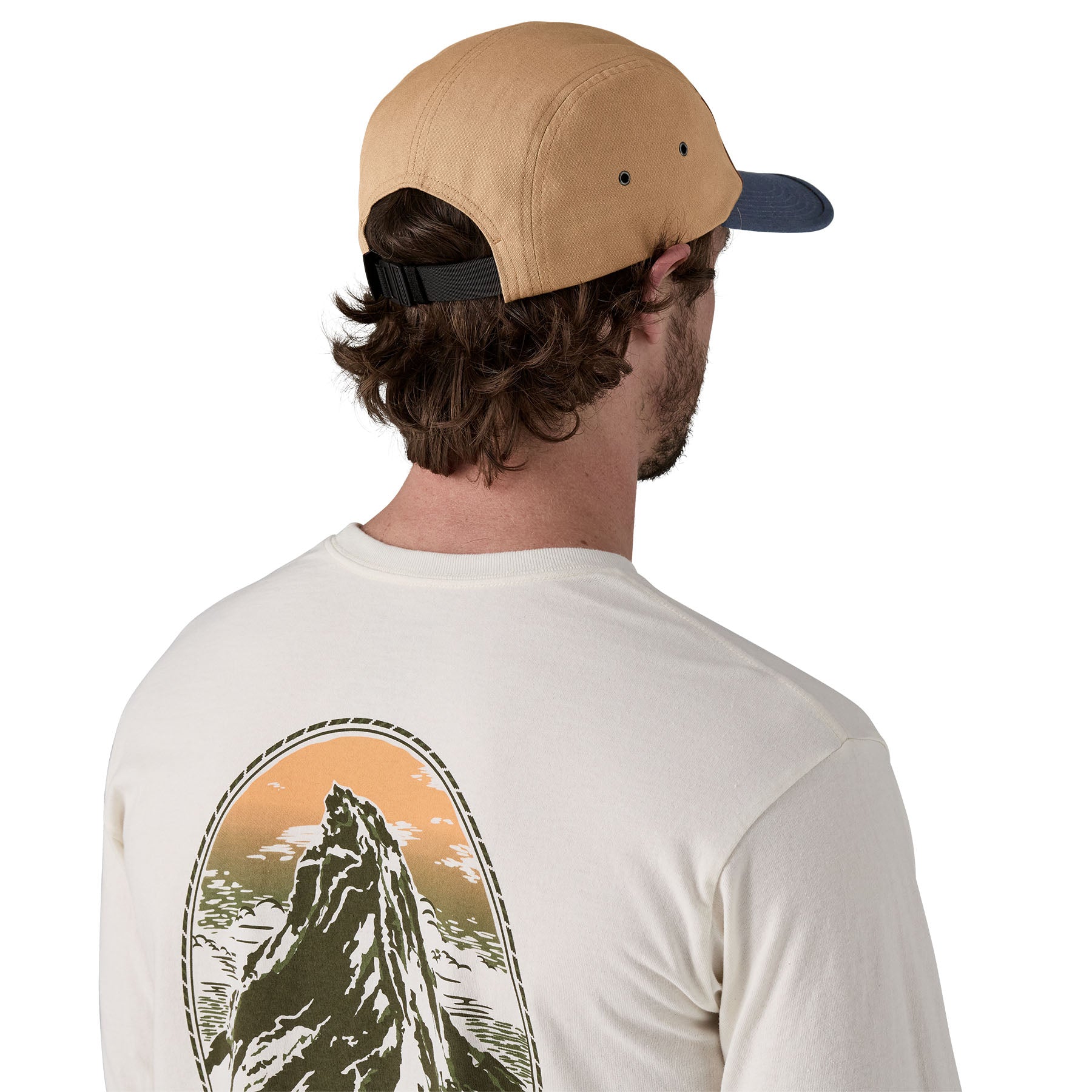 Jockey Five Panel Maclure Hat - Shop Sticker: Grayling Brown