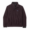 Polar Hombre Shearling Button Pull-Over Obsidian Plum