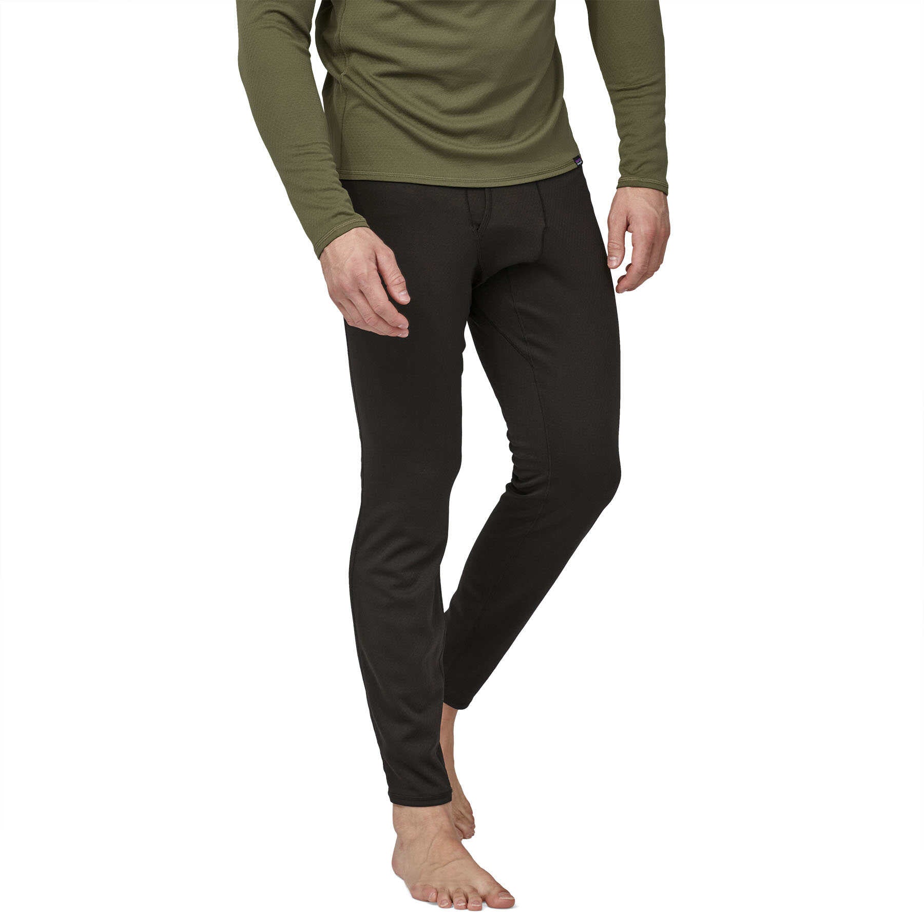 Pantalón Primera Capa Hombre Capilene® Midweight Bottoms Black