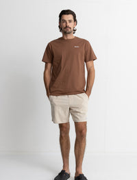 Polera Hombre Classic Brand Tee - Chocolate