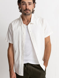 Camisa Hombre Classic Linen SS - Vintage White