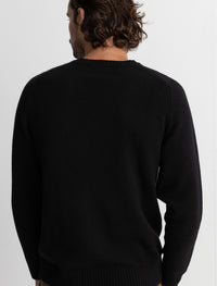 Sweater Hombre Classic Crew Knit - Vintage Black