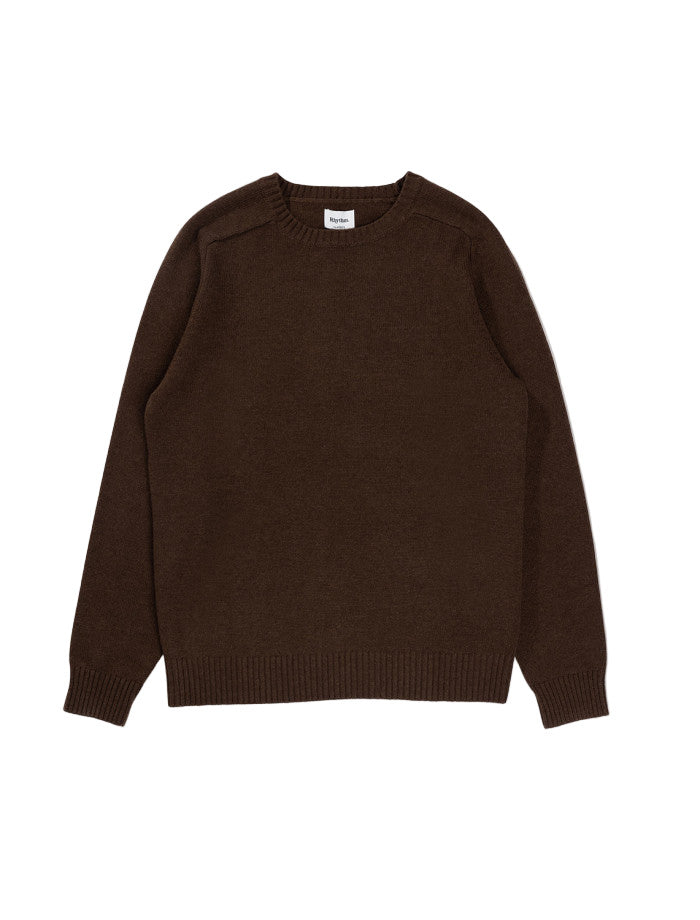 Sweater Hombre Classic Crew Knit - Chocolate
