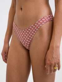 Bikini Bottom Siren Hi Cut - Earth