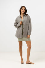 Chaqueta Canyon Shacket Black Check