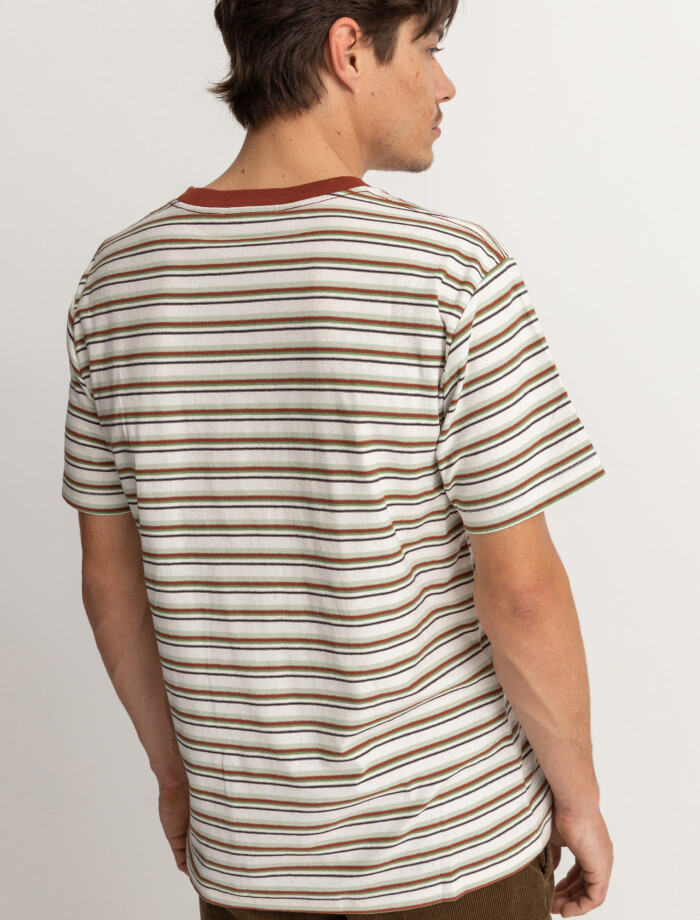 Polera Hombre Everyday Stripe - Natural