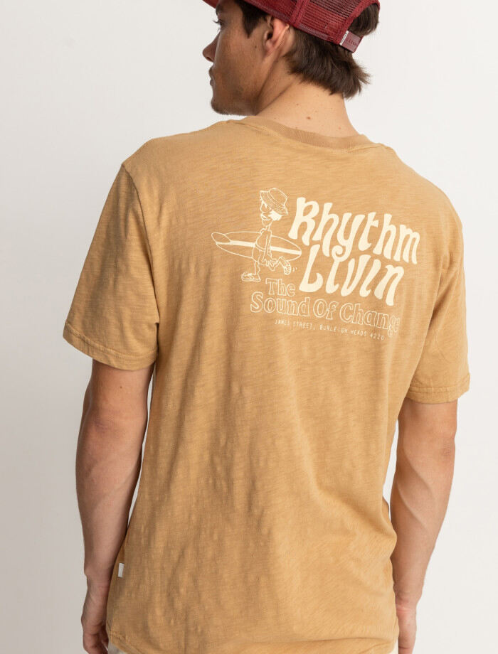 Polera Hombre Livin Slub - Latte