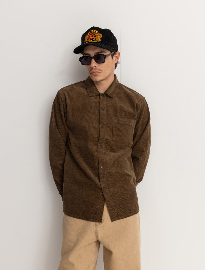 Camisa Hombre Corduroy - Bark