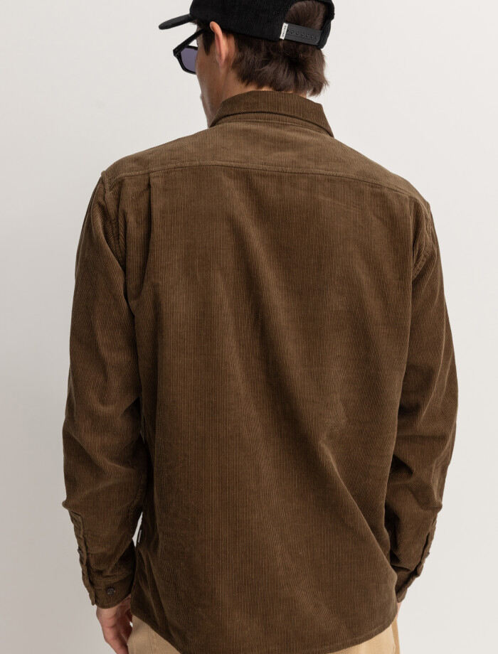 Camisa Hombre Corduroy - Bark