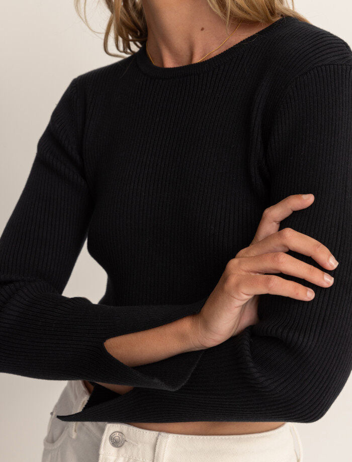 Sweater Mujer Noemie Knit - Black