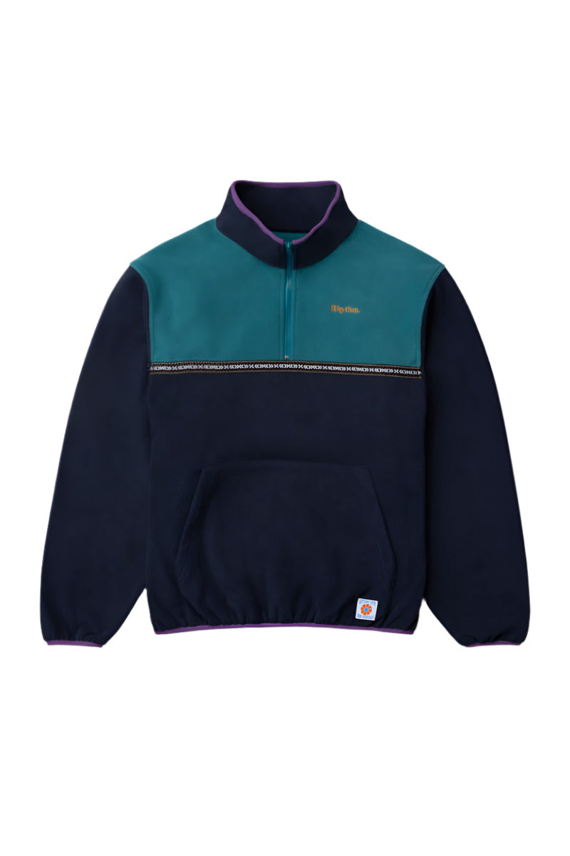 Polar Hombre Alder Half Zip Pull Over - Teal