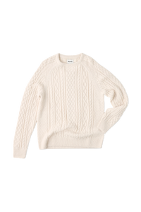 Sweater Hombre Mohair Fishermans - Natural
