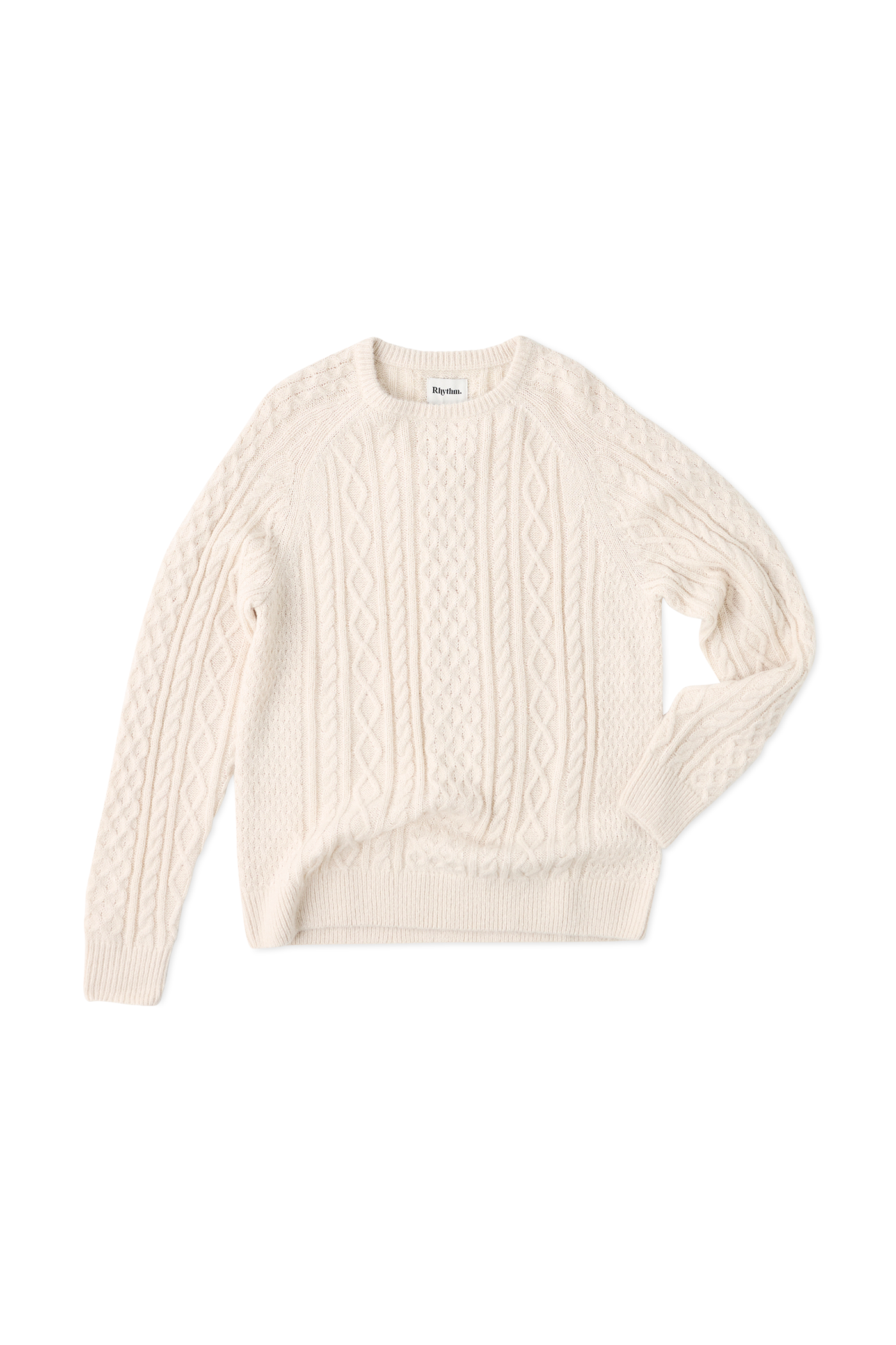 Sweater Hombre Mohair Fishermans - Natural