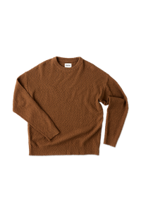 Sweater Hombre Worn Path Knit - Tobacco