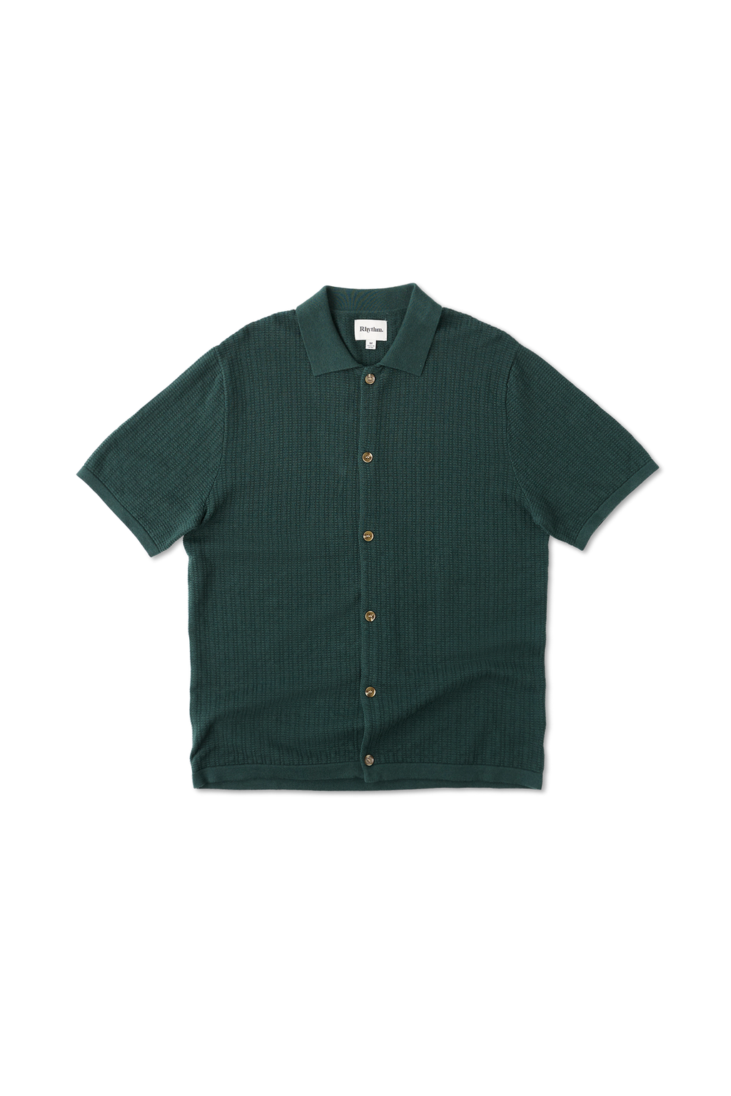 Camisa Hombre Textured Knit Shirt - Forest – Preppy Beach