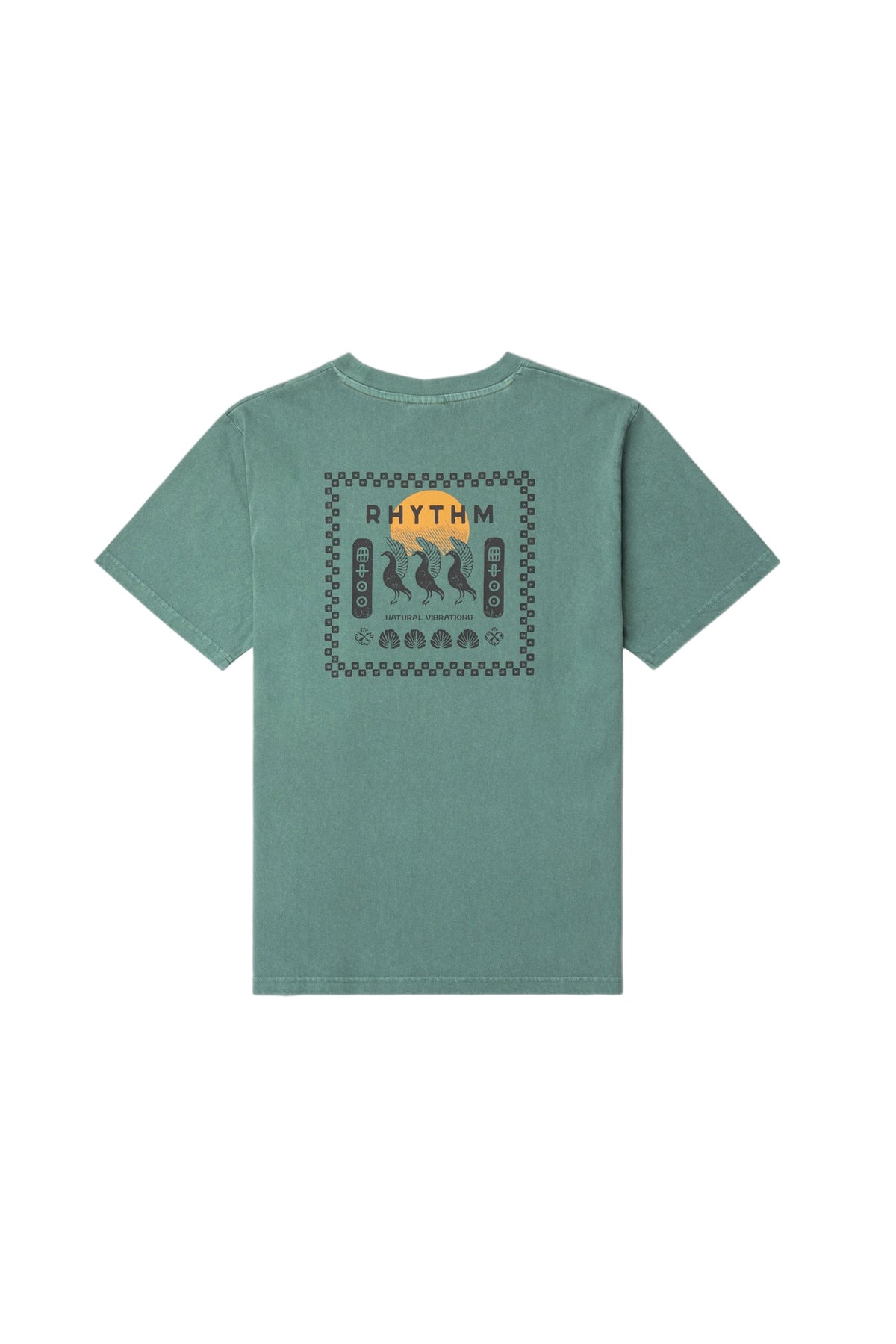 Polera Hombre Natural Vibrations Vintage - Green