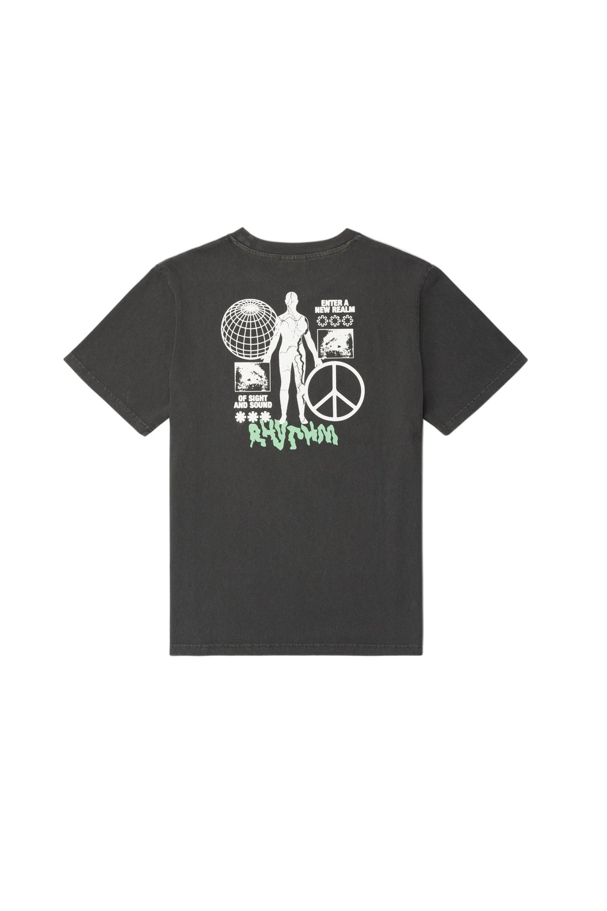 Polera Hombre New Realm Vintage - Black