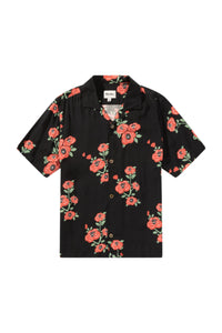 Camisa Hombre Floral - Vintage Black