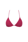 Bikini Top Isla Rib Slide Tri - Sangria