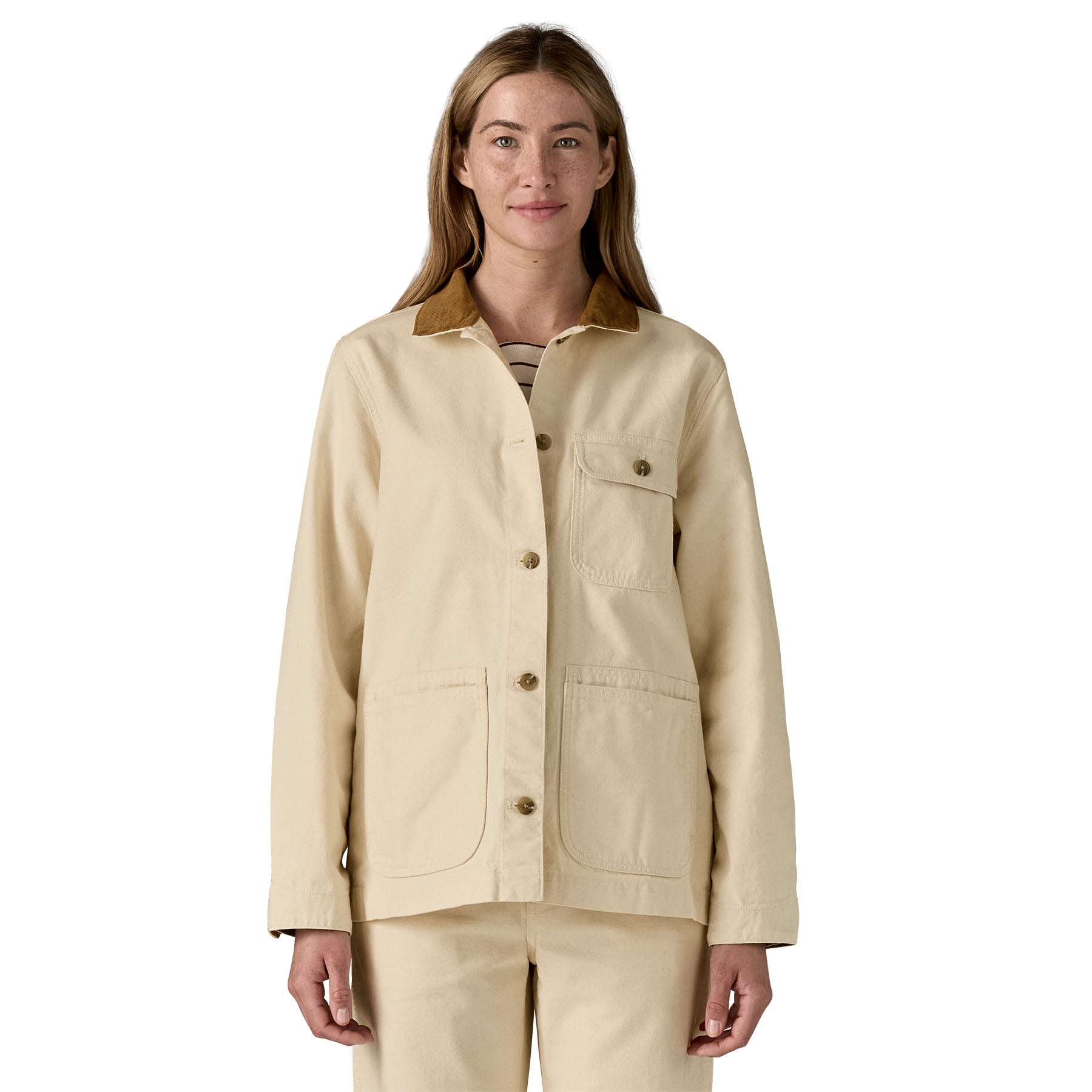Chaqueta Mujer Point Reyes Canvas - Undyed Natural