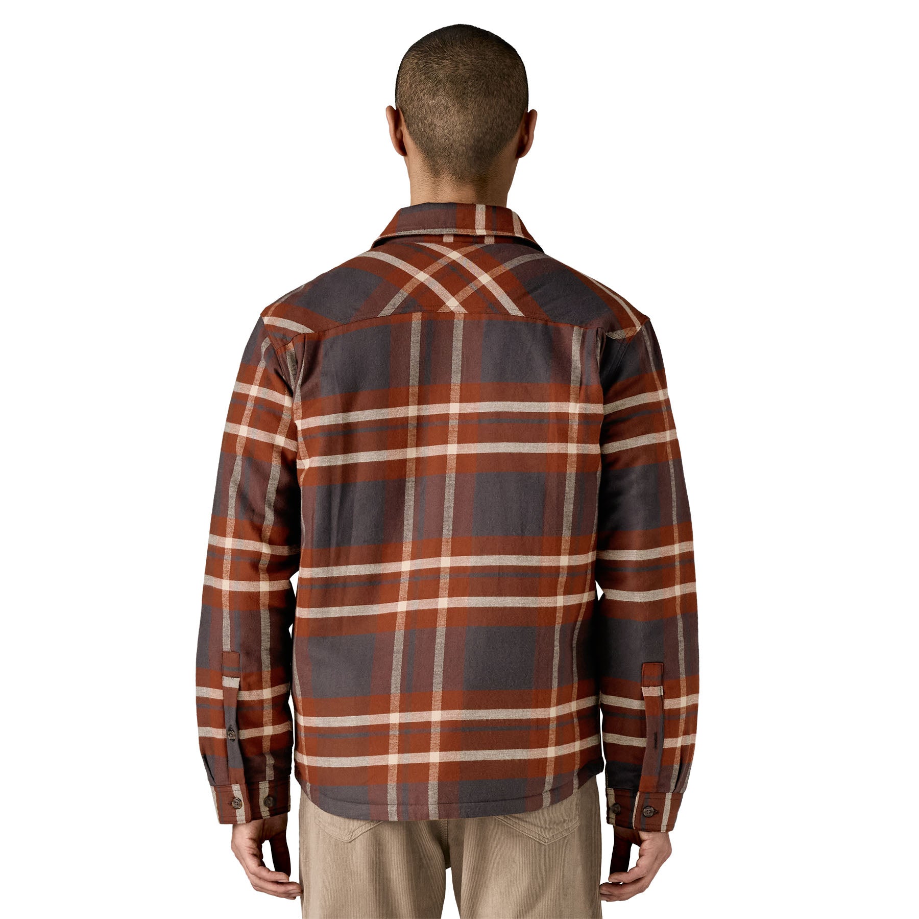 Chaqueta Hombre Insulated Organic Cotton Fjord Flannel - Ink Black