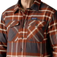 Chaqueta Hombre Insulated Organic Cotton Fjord Flannel - Ink Black