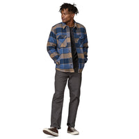 Chaqueta Hombre Insulated Organic Cotton Fjord Flannel - Smolder Blue