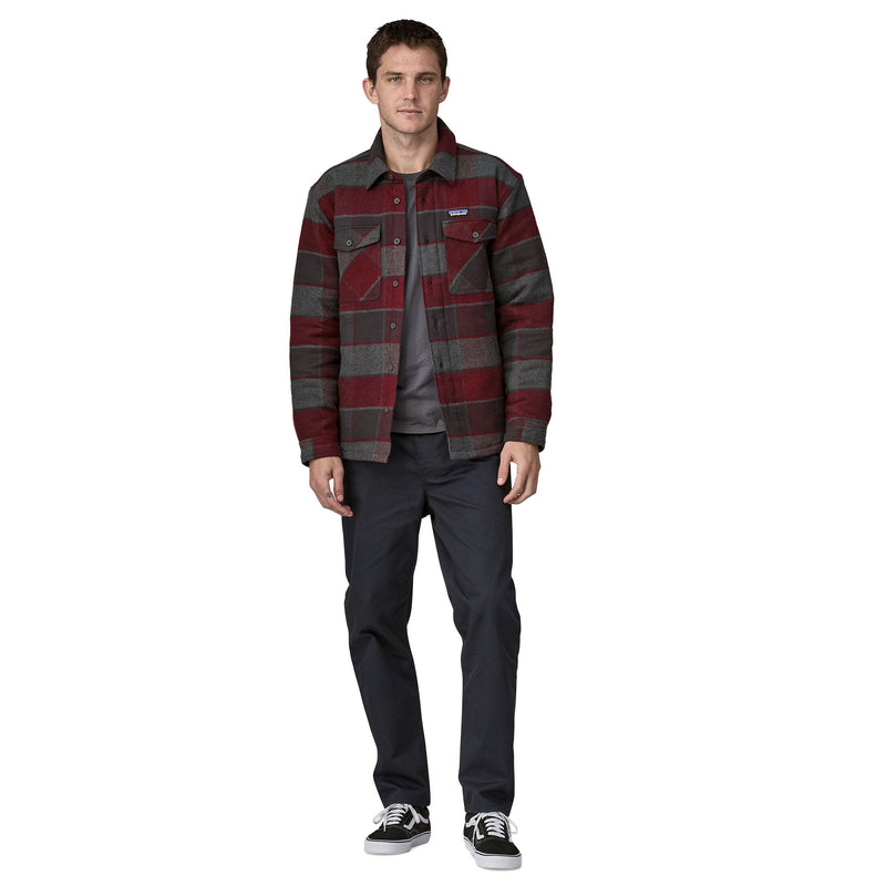 Chaqueta Hombre Insulated Organic Cotton Fjord Flannel - Ink Black