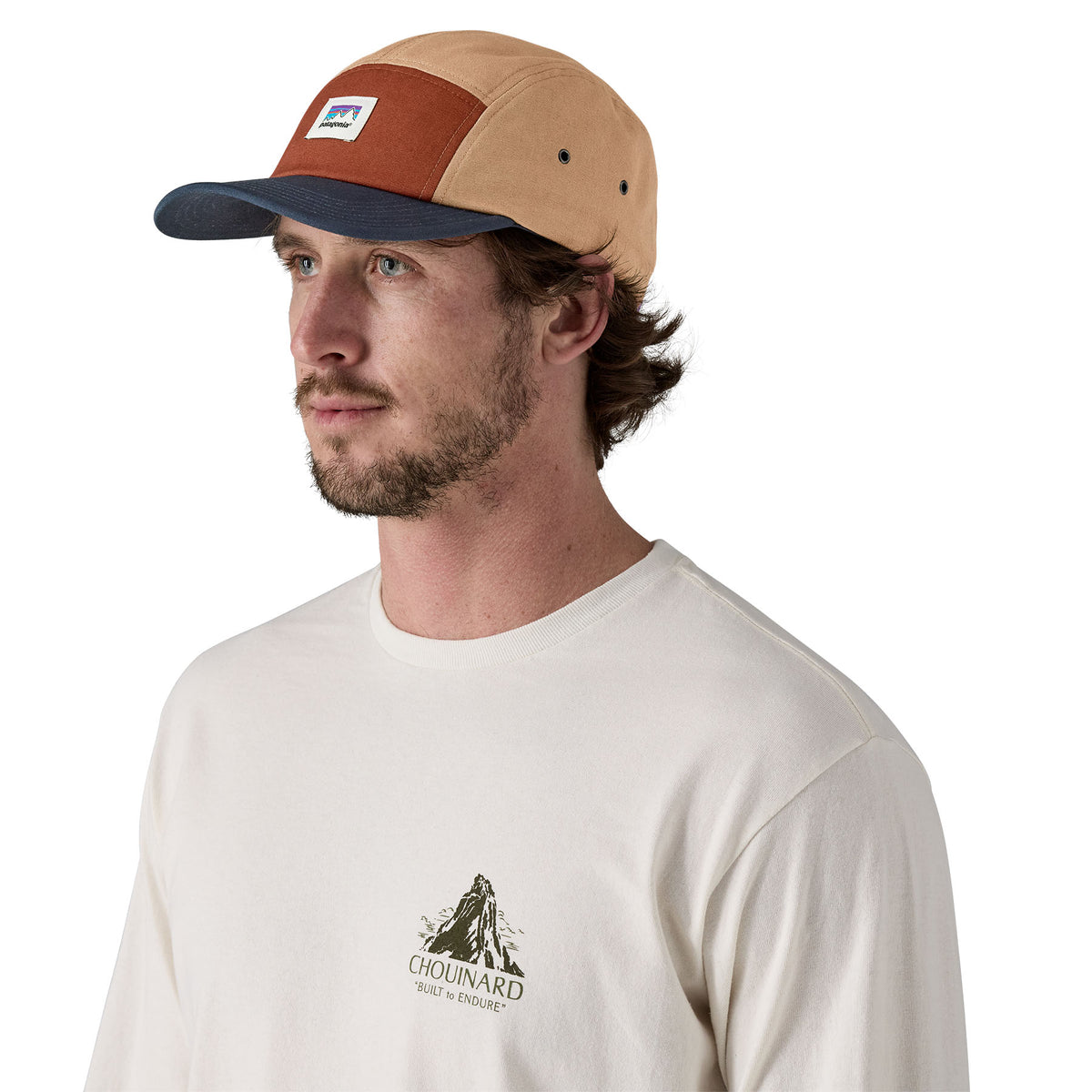 Jockey Five Panel Maclure Hat - Shop Sticker: Grayling Brown