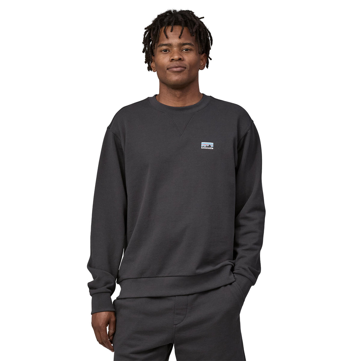 Polerón Unisex Daily Crewneck Sweatshirt - Ink Black