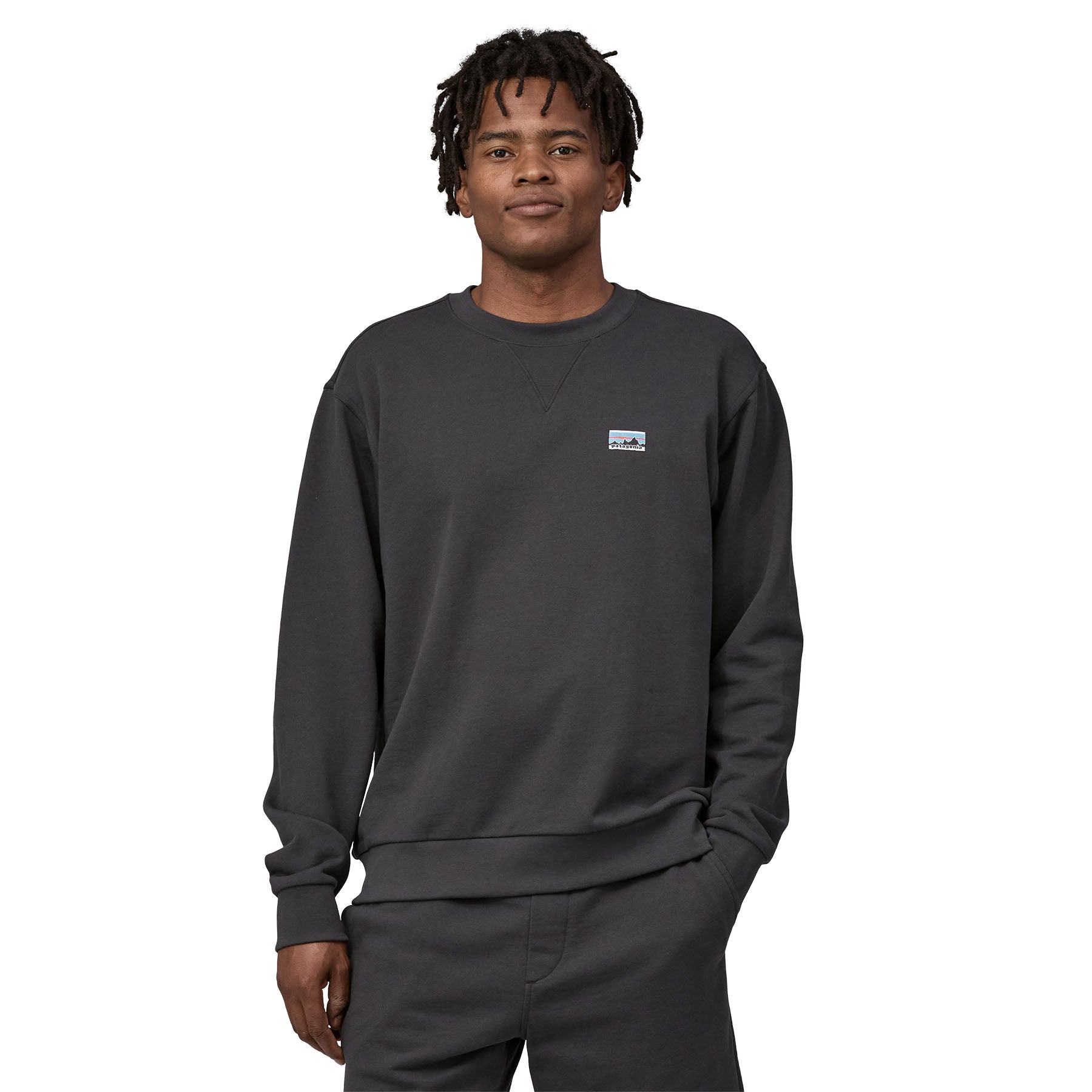 Polerón Unisex Daily Crewneck Sweatshirt - Ink Black