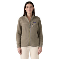 Polar Mujer Retro Pile Jacket - River Rock Green