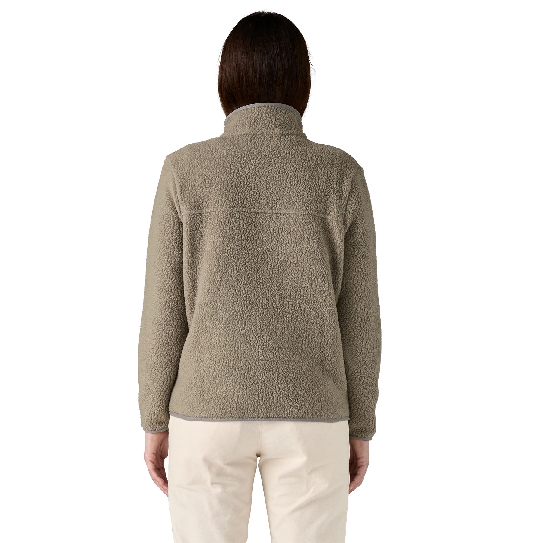 Polar Mujer Retro Pile Jacket - River Rock Green
