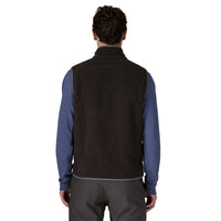 Polar Hombre Retro Pile Vest - Black & Forge Grey