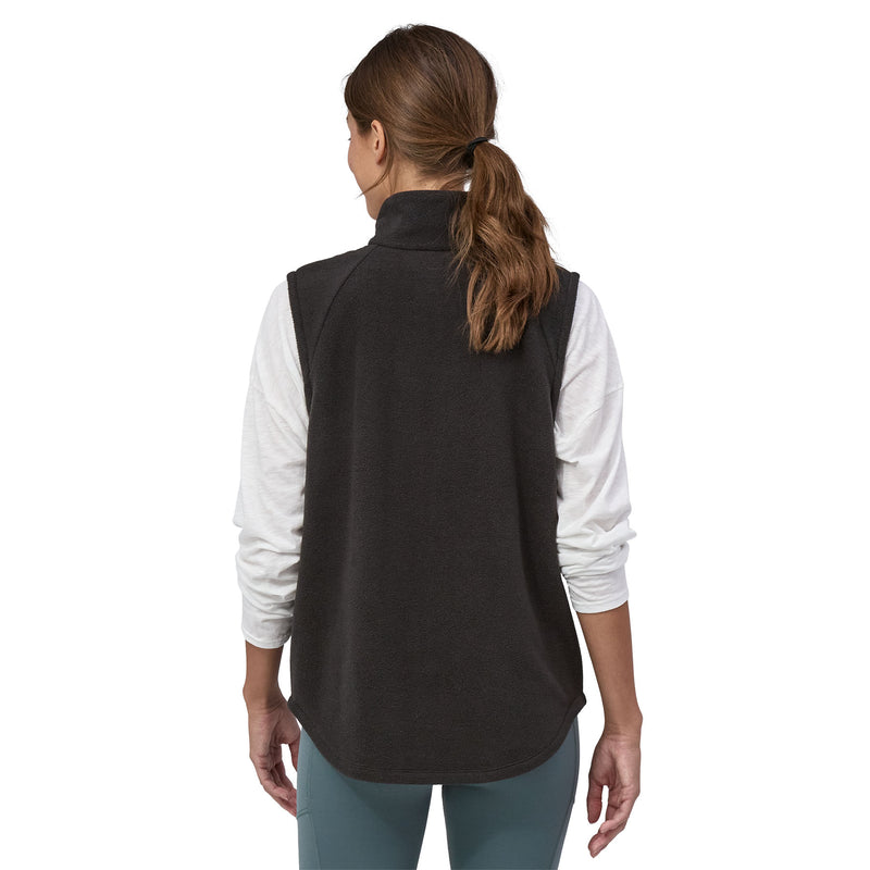 Polar Mujer Microdini Fleece Vest - Black