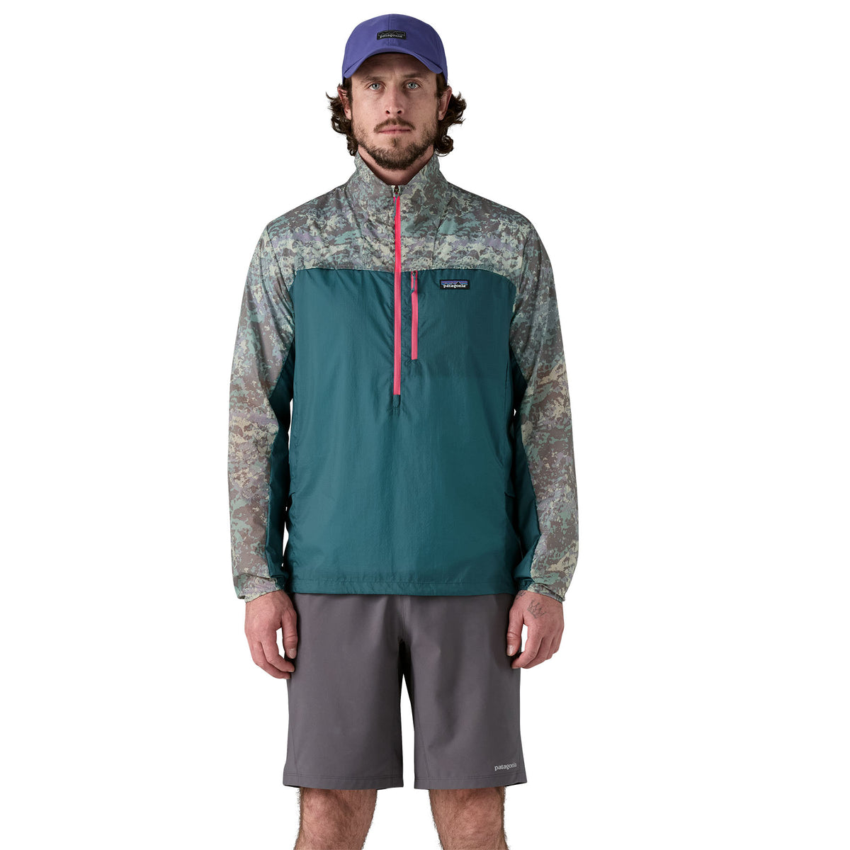 Cortaviento Hombre Houdini® Stash 1/2-Zip Pullover - Thermal Blue