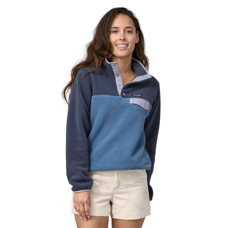 Polar Mujer Lightweight Synchilla® Snap-T® Fleece Pullover - Utility Blue