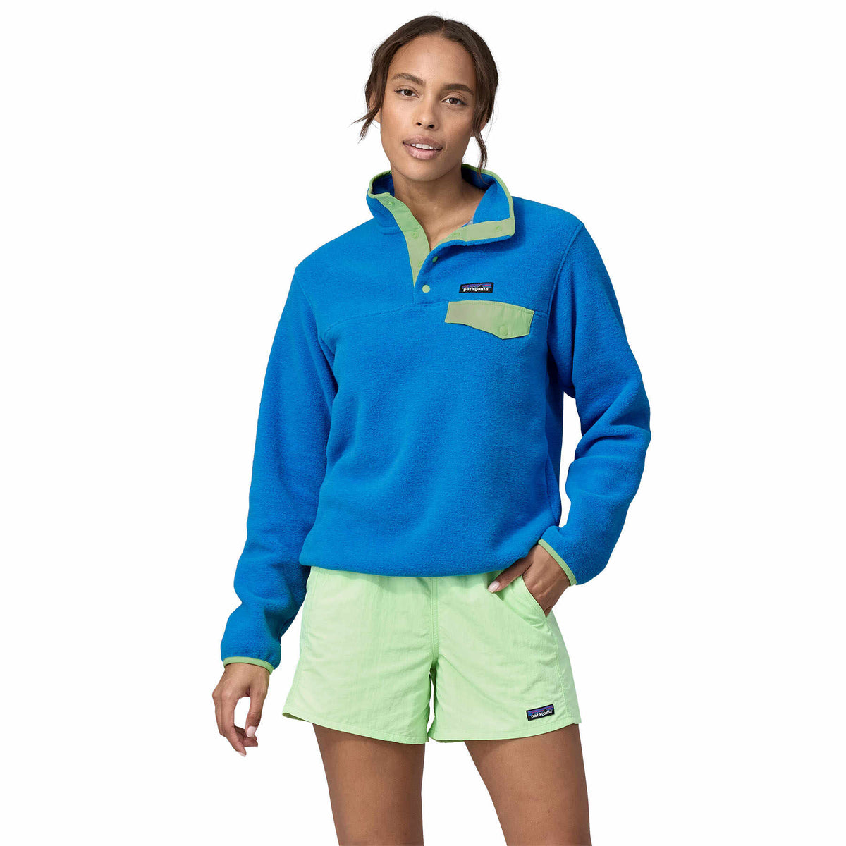 Polar Mujer Lightweight Synchilla® Snap-T® Fleece Pullover - Vessel Blue