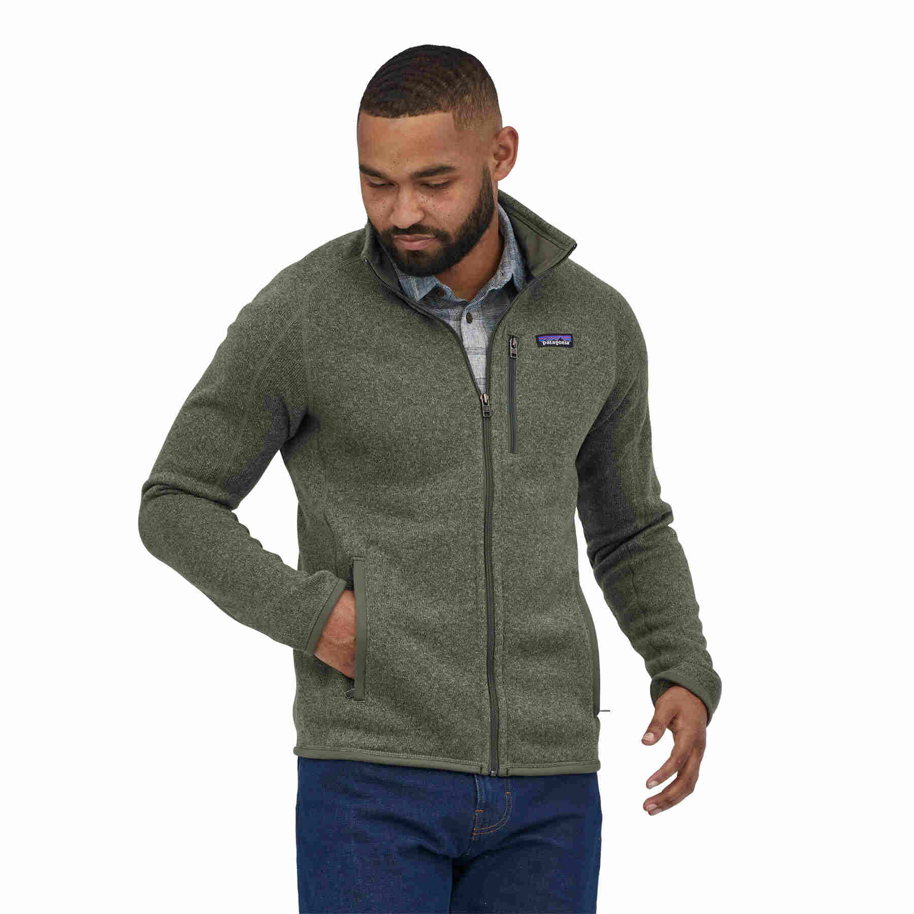 Polar Hombre Better Sweater® Jacket Industrial Green