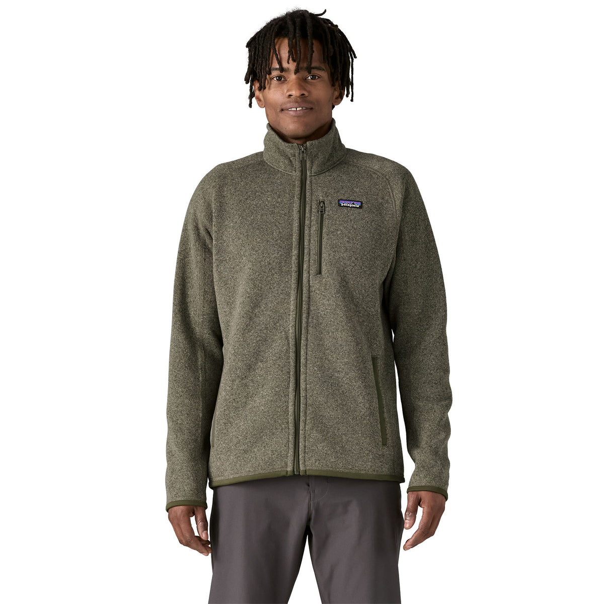 Polar Hombre Better Sweater® Jacket - River Rock Green