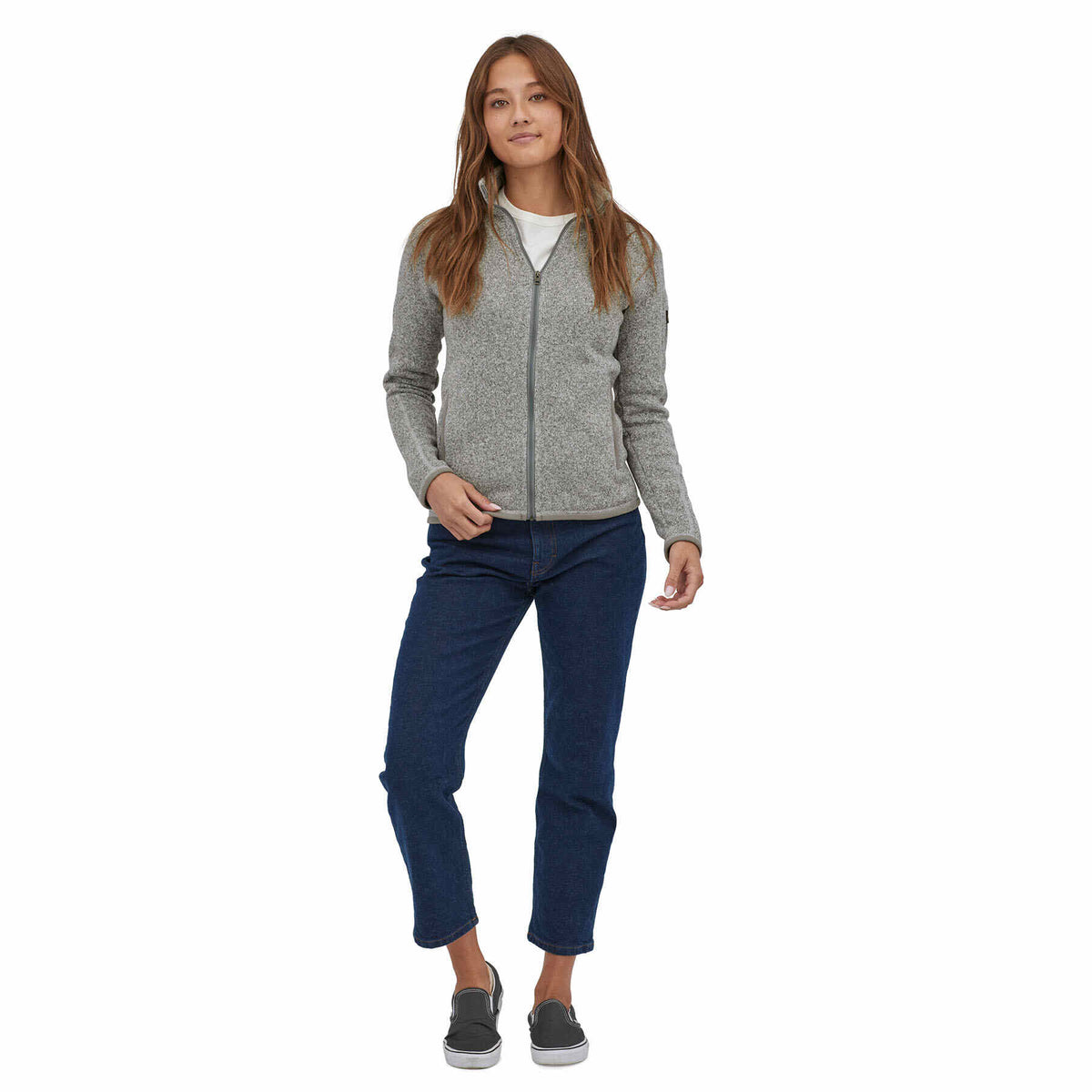 Polar Mujer Better Sweater® Jacket - Birch White