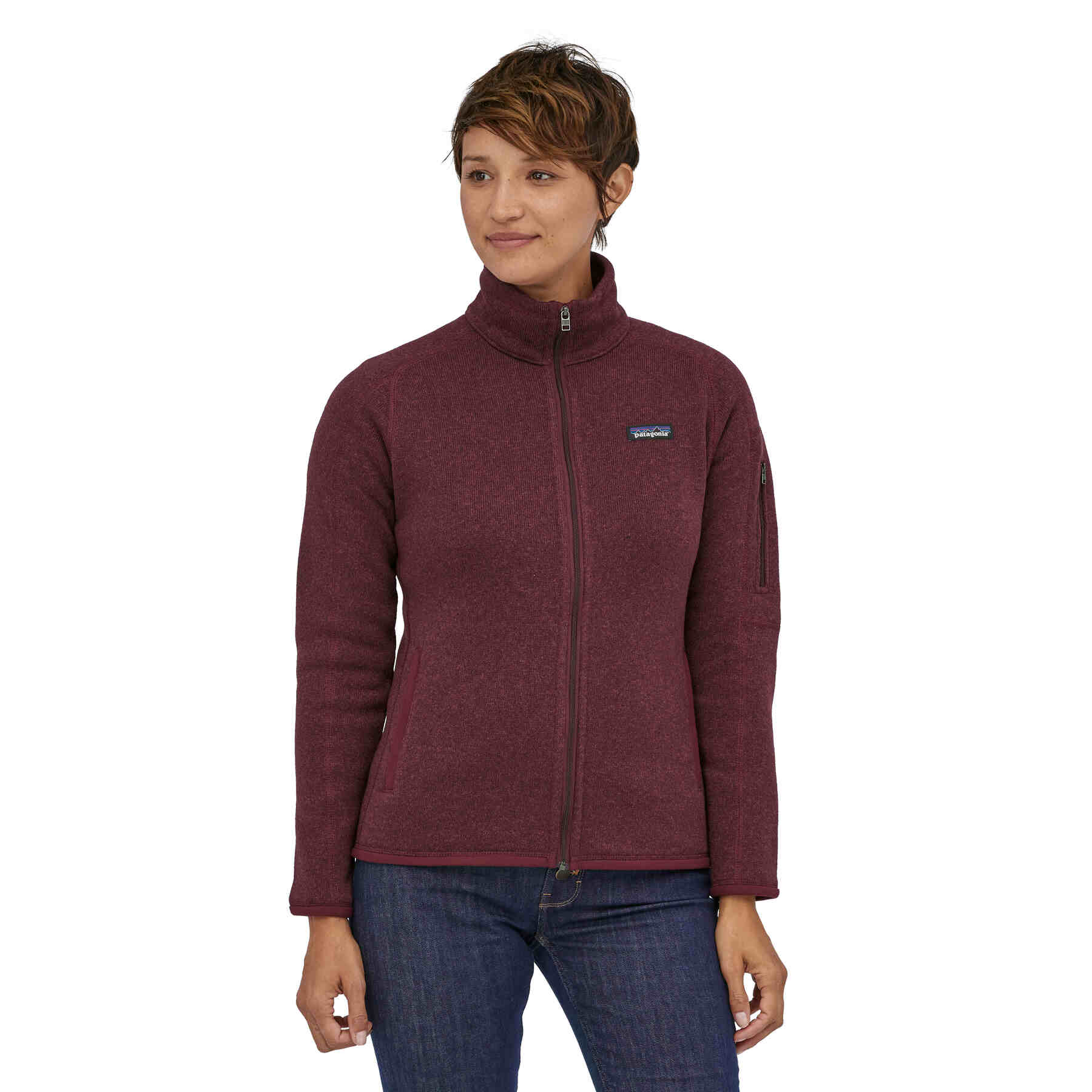 Polar Mujer Better Sweater® Jacket Chicory Red