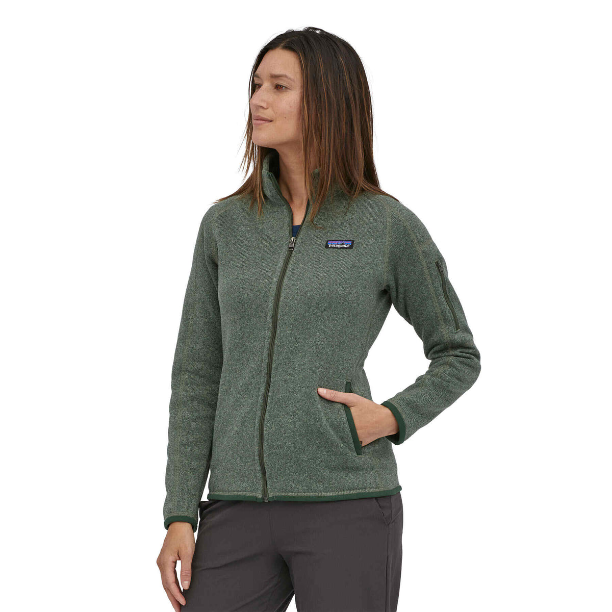 Polar Mujer Better Sweater® Jacket - Hemlock Green