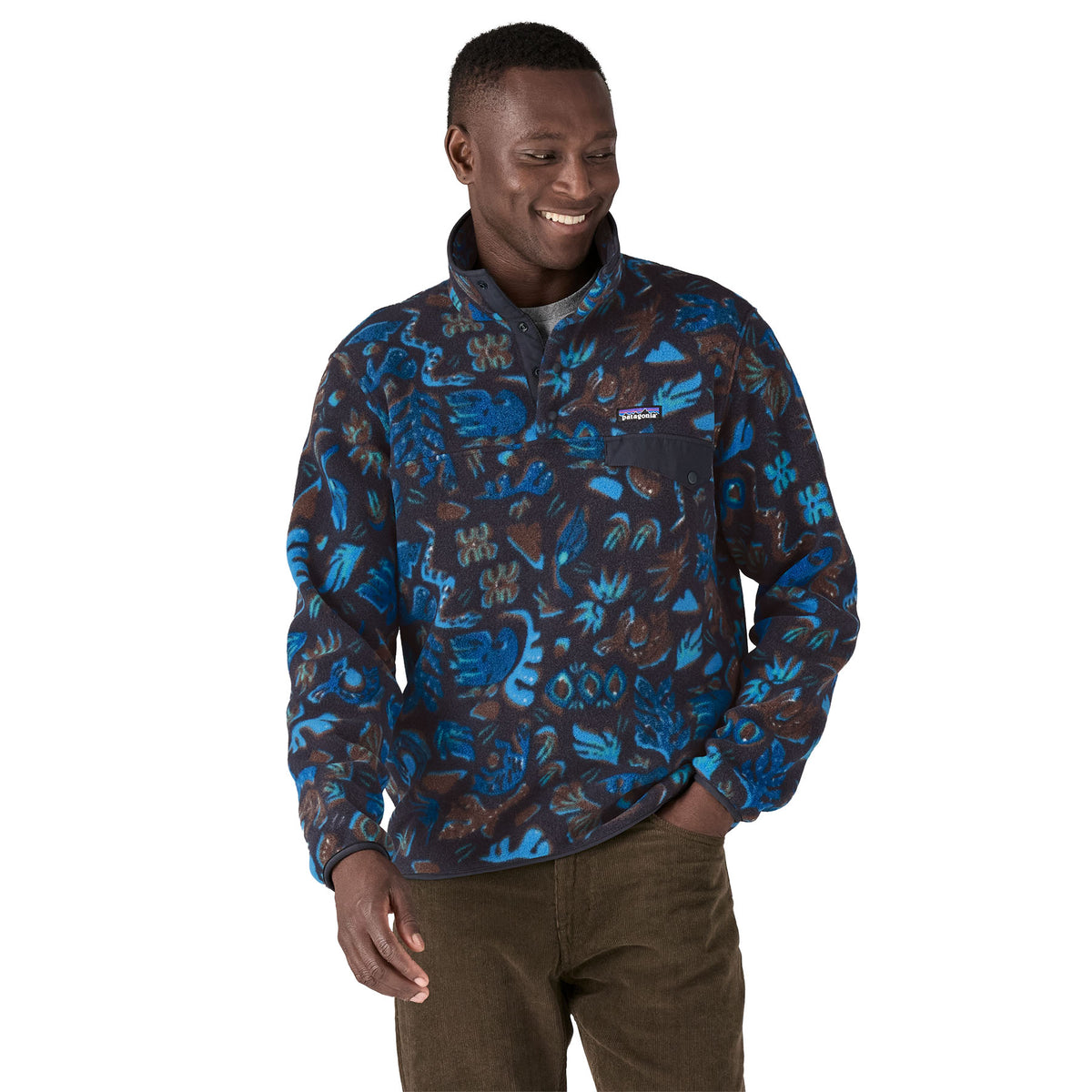 Polar Hombre Lightweight Synchilla® Snap-T® Pullover - Pitch Blue