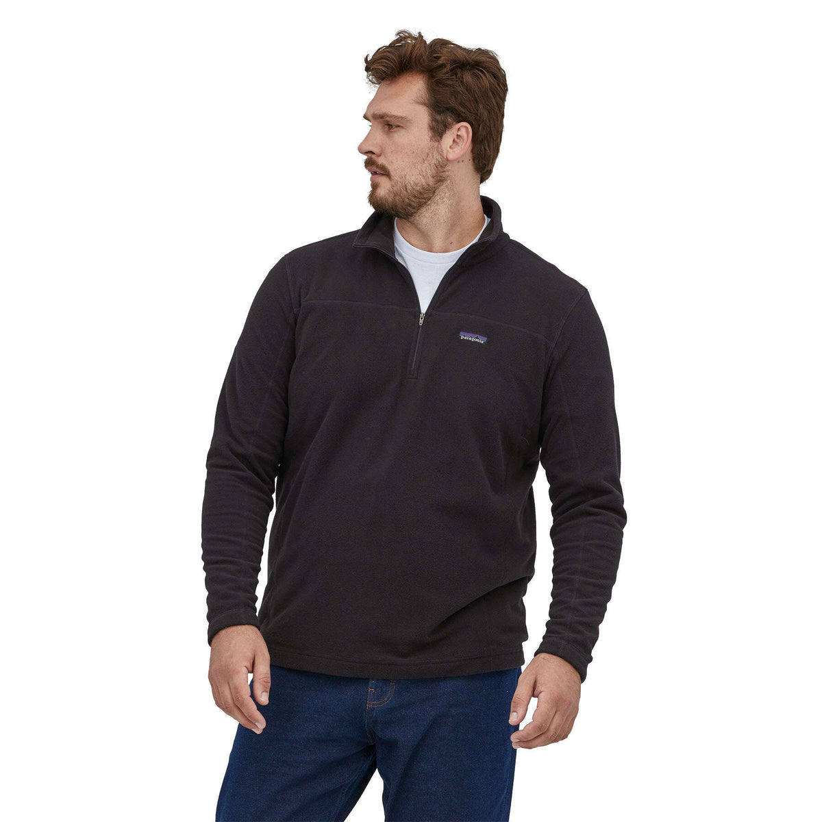 Polar Hombre Micro D® Pullover - Black