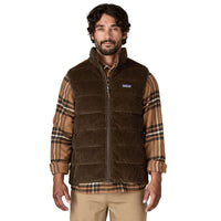 Chaqueta Sin Mangas Hombre Reversible Cotton Down Vest - Marlow Brown
